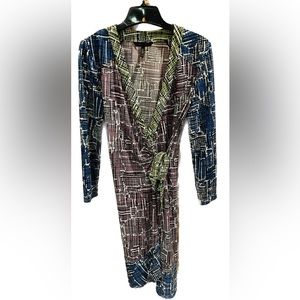 BCBGMAXAZRIA Wrap Dress Size Medium